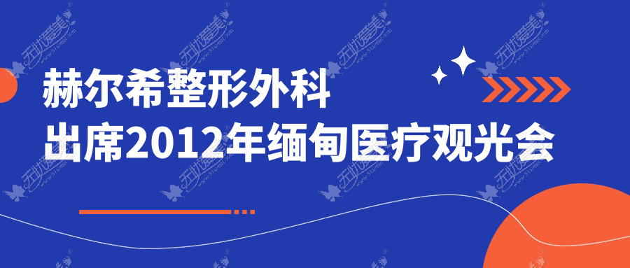 赫尔希整形外科出席2012年缅甸医疗观光会