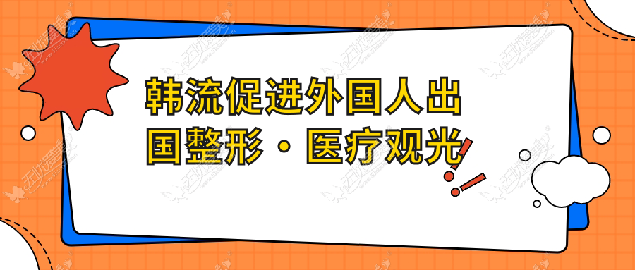 韩流促进外国人出国整形•医疗观光